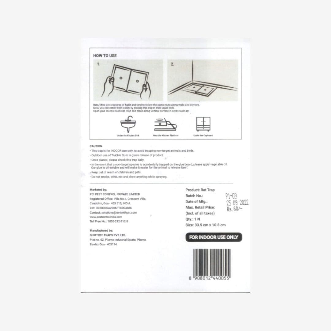 PCI Trubble Gum (Non-Toxic Glue Traps for Rats & Mice) 2