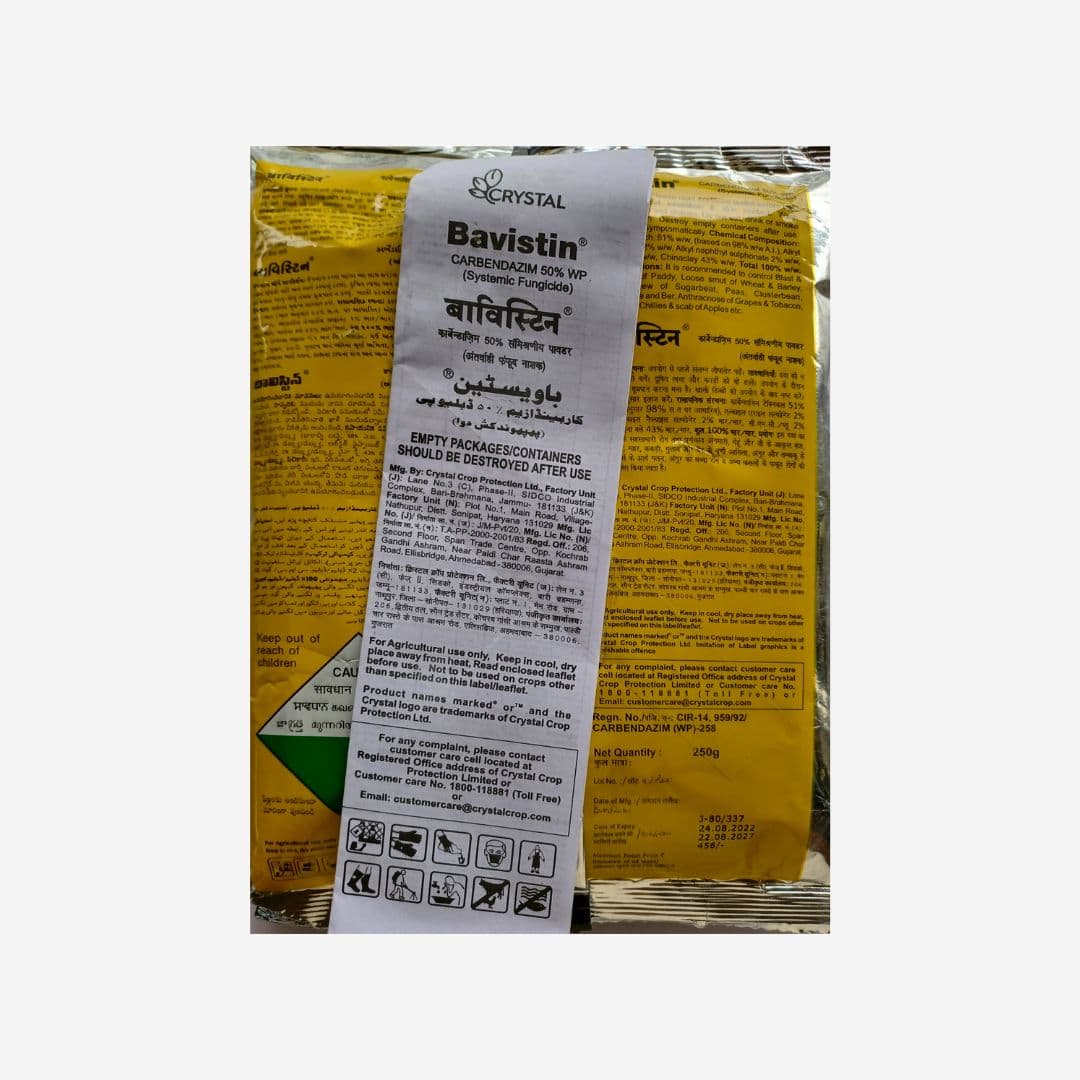 Cristal Bavistin Fungicide (Carbendazin 50% WP) 2